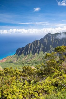 Blick vom Kalalau Lookout ins Kalalau Valley