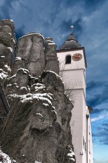 St. Matthew's Church built on rock