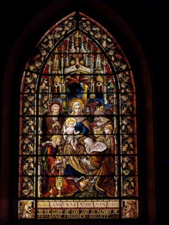 Stained Glass in ST. Stephens Church at Ooty