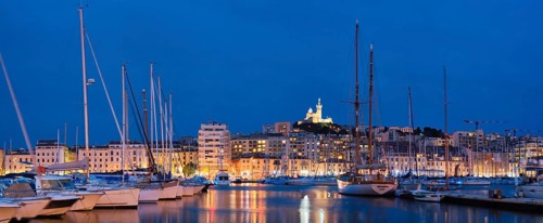 Panorama of Marseille Old Port