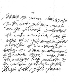 A handwritten letter from King Philip II of Spain