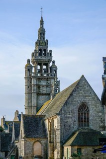 Notre-Dame-de-Croaz-Batz church in the Flamboyant Gothic style