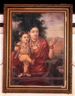 Oleograph of Sri Krishna