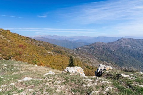 Autumn in the Ligurian Alps near Imperia