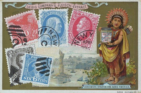 Picture series Countries and Stamps and Motifs