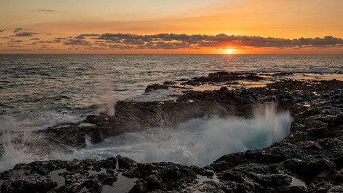 Sunrise at El Bufadero de La Garita
