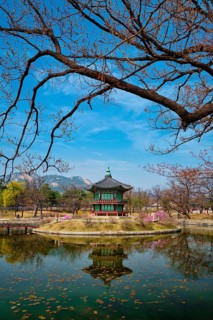 Hyangwonjeong Pavilion in Gyeongbokgung Palace