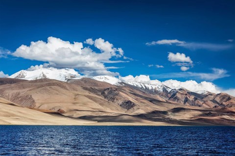 Himalayan lake Tso Moriri