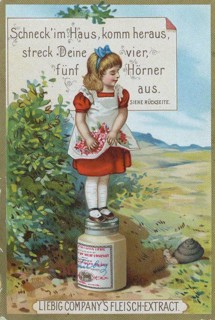 Picture series Children and Proverbs: Snail in the house