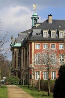 Muenster Prince-Bishop's Palace in the Baroque style