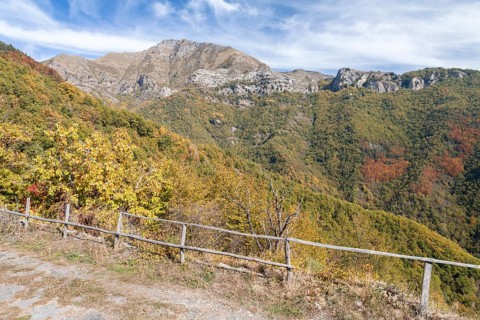 Autumn in the Ligurian Alps near Imperia