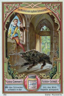 Picture series The fairy tale of the brave little tailor