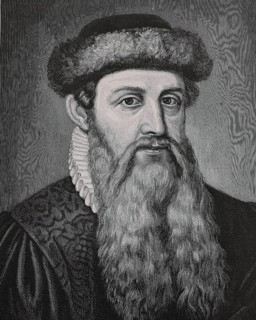 Johannes Gensfleisch zum Laden zum Gutenberg was a German blacksmith
