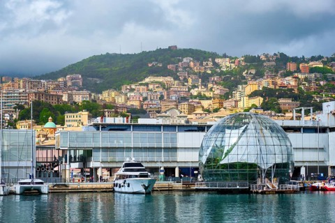Old Port Porto Antico of Genoa