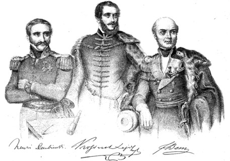 The Leaders of the Hungarian Uprising of 1848-1849
