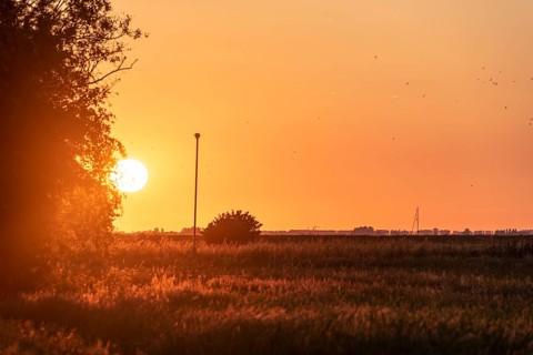 Sunset on the Marken Peninsula