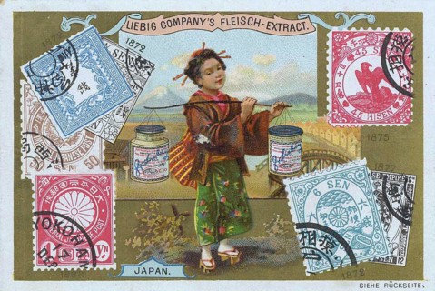 Picture series Countries and Stamps and Motifs