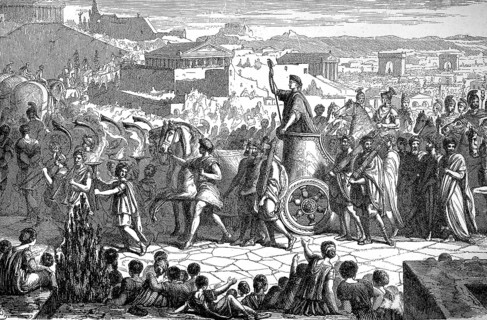 Triumphal procession of Publius Cornelius Scipio Africanus