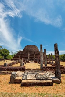Ancient Buddhist dagoba