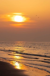 Sonnenuntergang an der Nordseekueste