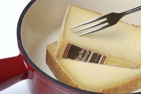 Ingredients for cheese fondue