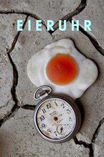Pocket watch with fried egg