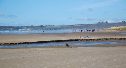 Sainte-Anne sandy beach in Douarnenez Bay
