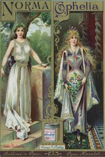 Series of costumes from the opera