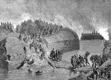 Storming of the Lunette St. Laurent of Antwerp on 14 December 1832