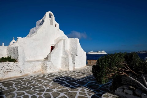 Famous tourist landmark of Greece