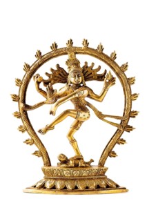Bronze statue of indian hindu god Shiva Nataraja