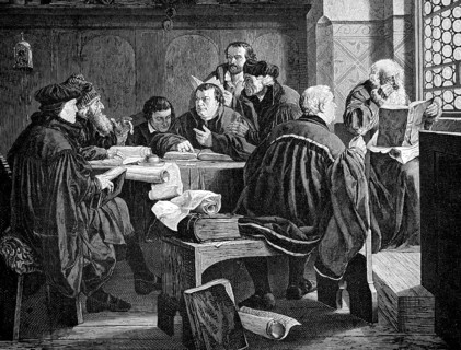 Martin Luther lays out the Bible