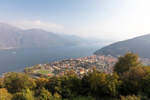View of Cannobio from Sant Agata