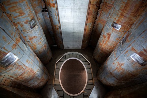 Silo in the Kueppersmuehle Museum