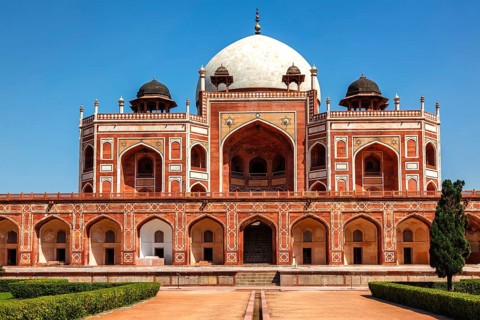Humayun's Tomb famous tourist attraction destination. Delhi