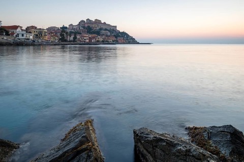 Sunrise with view of Porto Maurizio