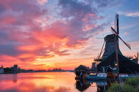 Netherlands rural scene