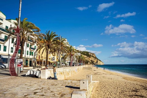Sandy beaches and cliffs of Sesimbra