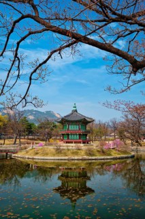 Hyangwonjeong Pavilion in Gyeongbokgung Palace
