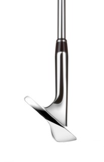 52 degree loft angle golf club wedge iron isolated on a white background