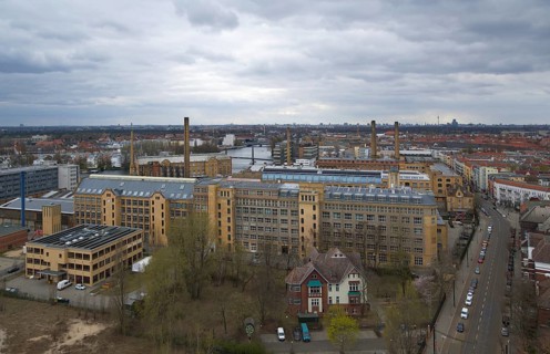 View of a building of the University of Applied Sciences