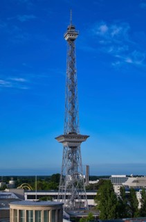 Radio Tower at the Congress Centrum ICC with the Exhibition Grounds