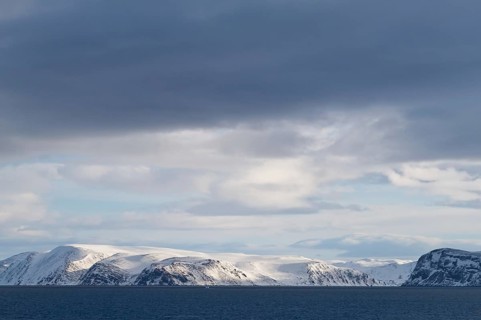 Between Havoysund and Honningsvag