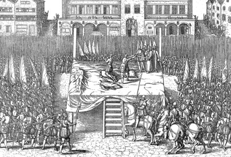 Execution of Counts Egmont and Hoorn in the market of Brussels