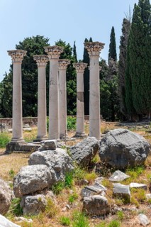 Ruins with columns