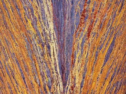Iron sheet with rust patina