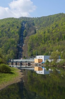 Pumped storage power station on Lake Eder