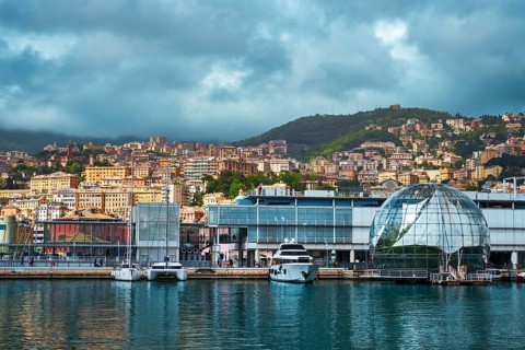 Old Port Porto Antico of Genoa