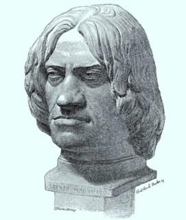 Terrakotta-Bueste von Lorenzo de Medici