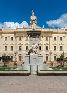Palazzo della Provincia and Statue of King Vittorio Emanuele II